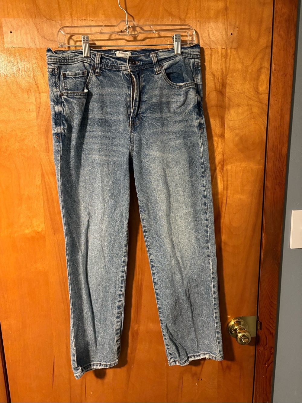 Kensie Girl Light Blue High-Rise Ankle Jeans